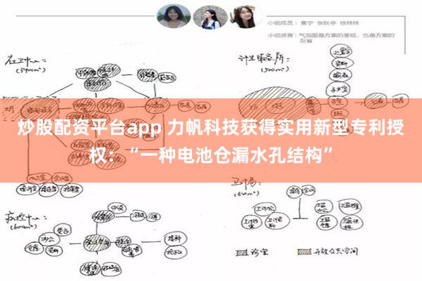 炒股配资平台app 力帆科技获得实用新型专利授权：“一种电池仓漏水孔结构”