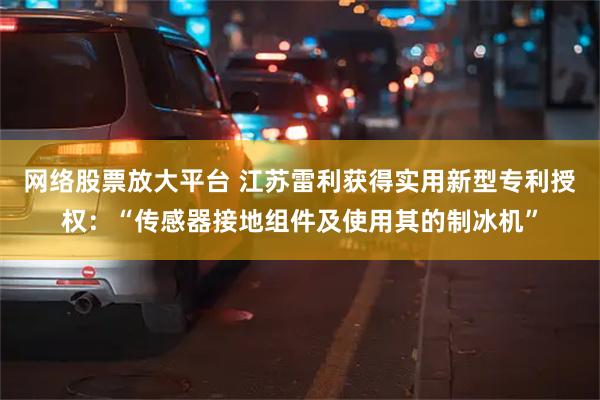 网络股票放大平台 江苏雷利获得实用新型专利授权：“传感器接地组件及使用其的制冰机”