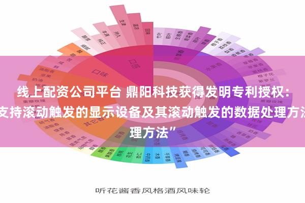 线上配资公司平台 鼎阳科技获得发明专利授权：“支持滚动触发的显示设备及其滚动触发的数据处理方法”