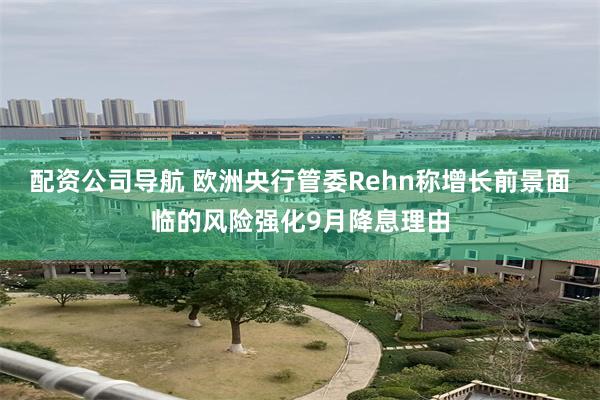 配资公司导航 欧洲央行管委Rehn称增长前景面临的风险强化9月降息理由