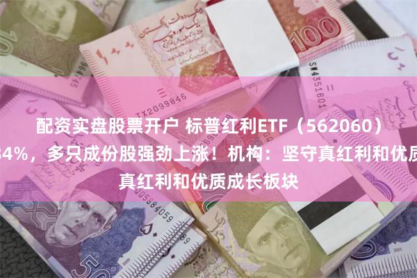 配资实盘股票开户 标普红利ETF（562060）午盘涨0.84%，多只成份股强劲上涨！机构：坚守真红利和优质成长板块