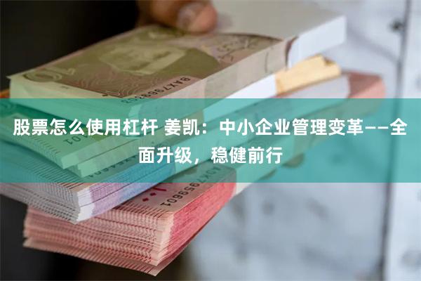 股票怎么使用杠杆 姜凯：中小企业管理变革——全面升级，稳健前行