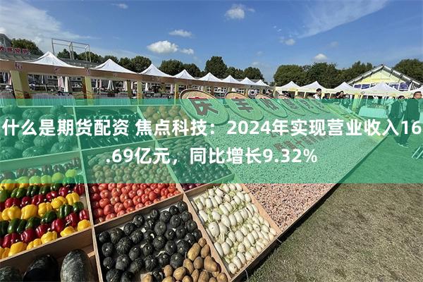 什么是期货配资 焦点科技：2024年实现营业收入16.69亿元，同比增长9.32%